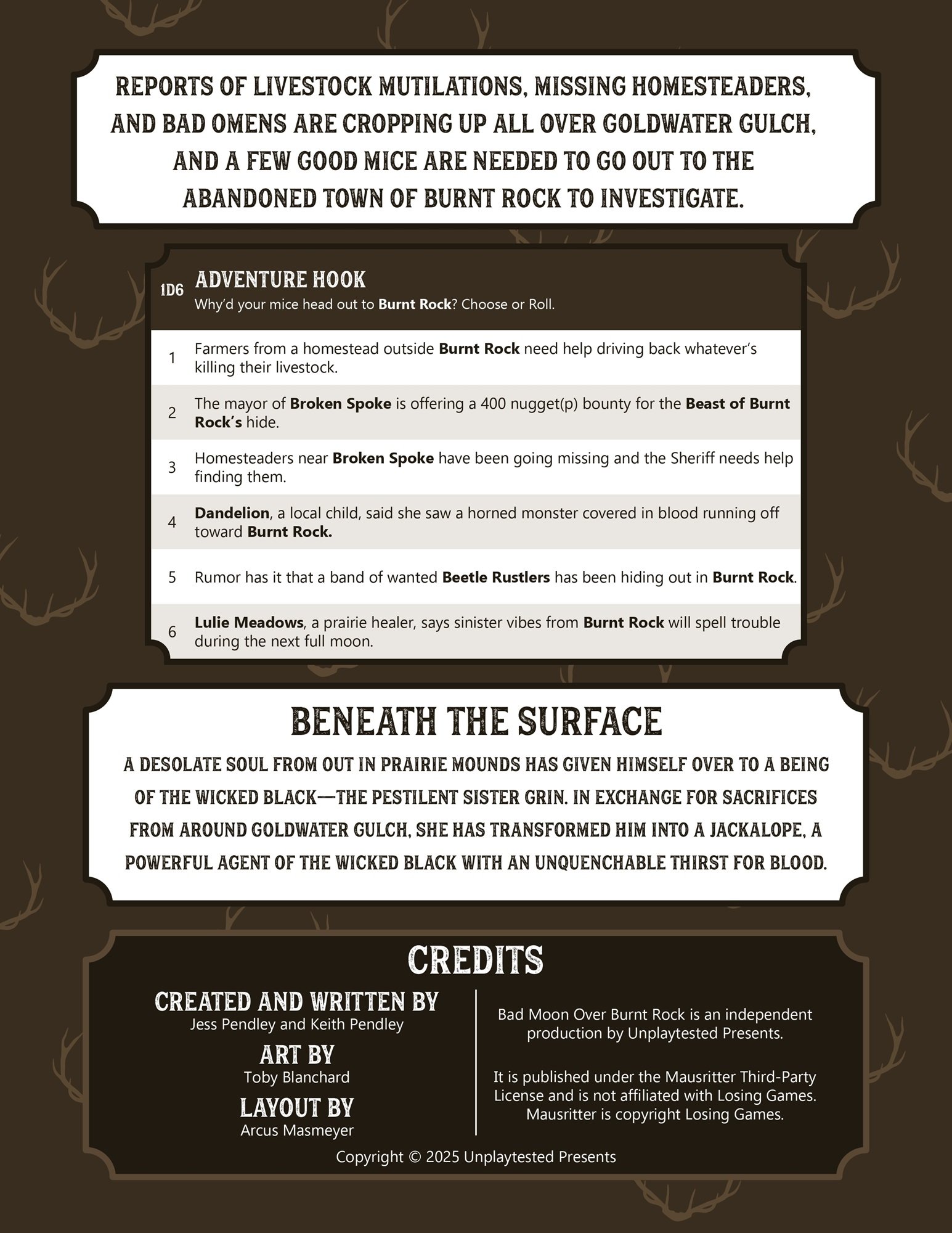 Bad Moon Over Burnt Rock (PDF) product image (2)