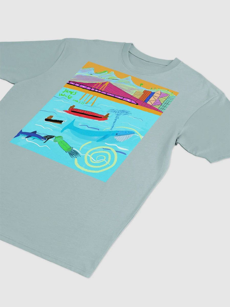 Cotton Heritage Men's Premium Heavyweight Tee: blue whale product image (14)