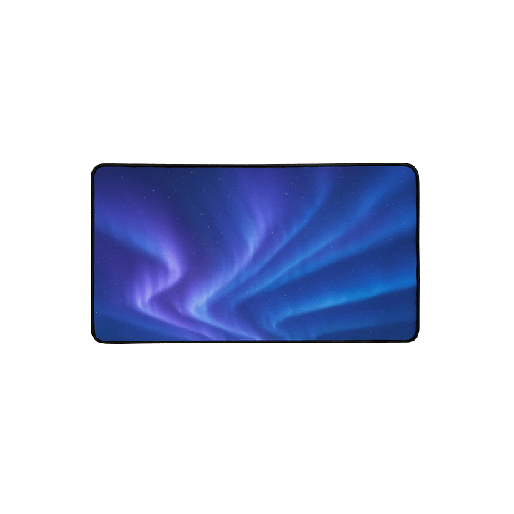 Aurora Borealis Mouse Mat - Blue & Purple product image (2)