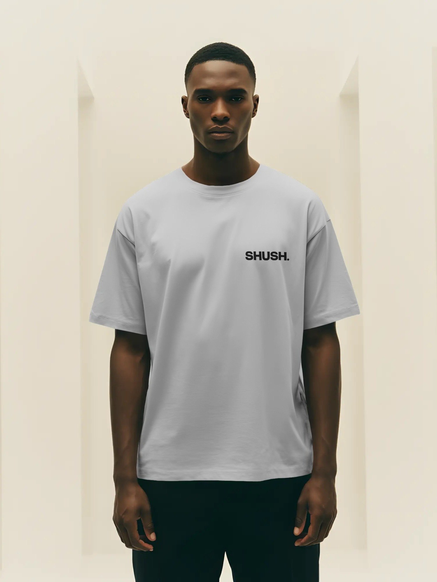 SHUSH. Classic Tee – White product image (4)