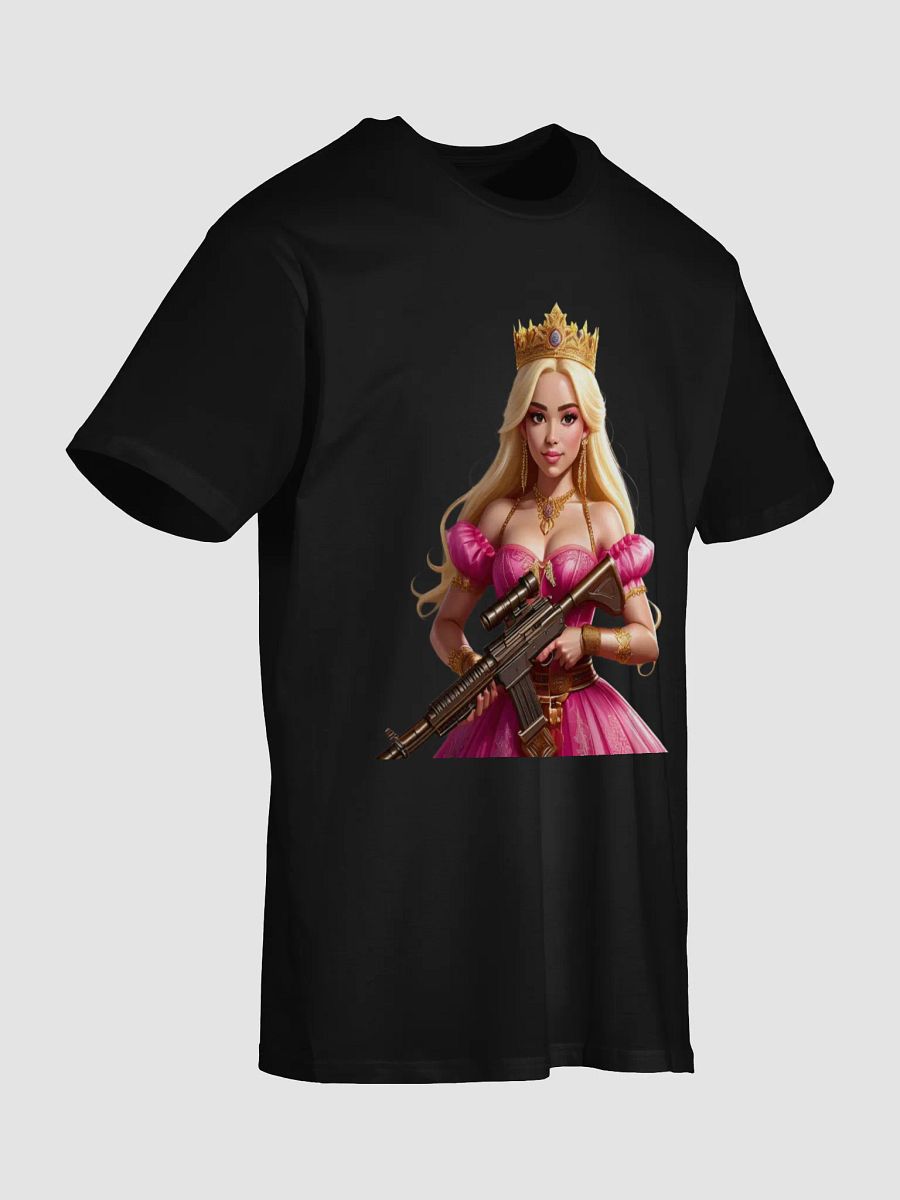 Princess Peach with Gun Lines Unisex Premium T-Shirt product image (7)