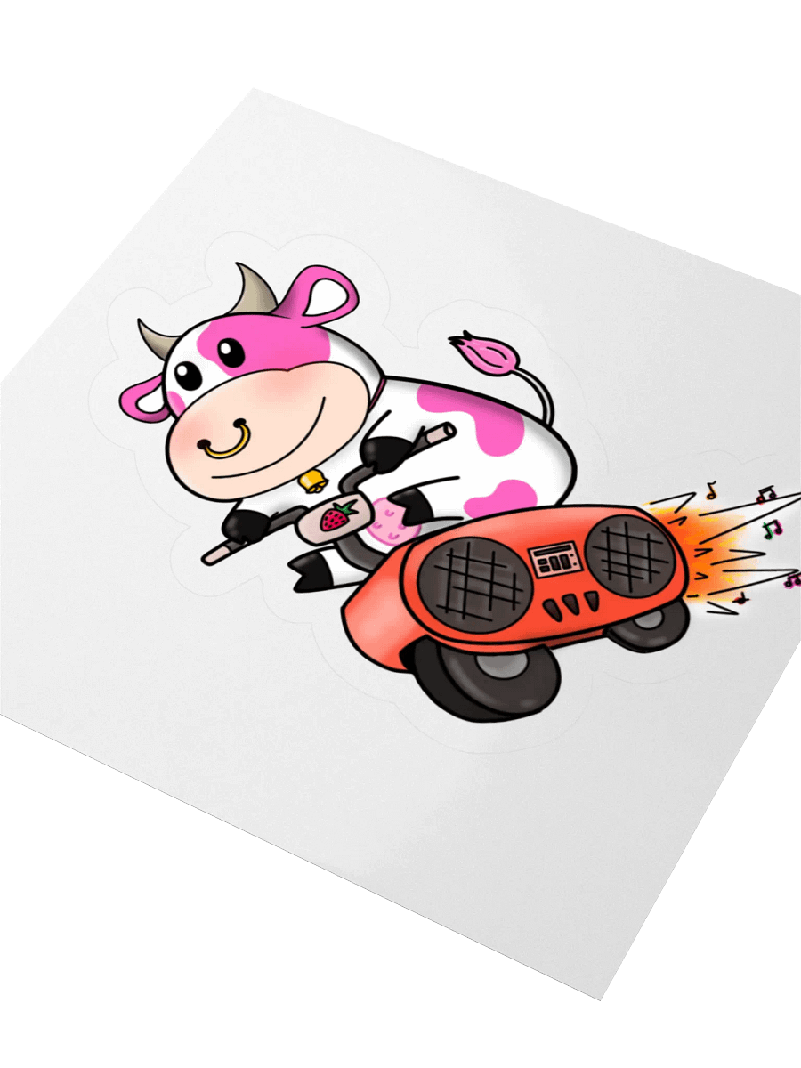 MinMin Meadows Cow Sticker product image (9)