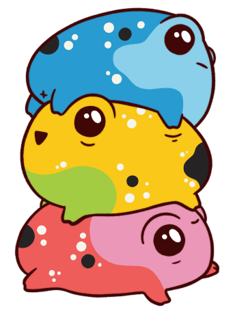 sticker : pride frogstack product image (1)
