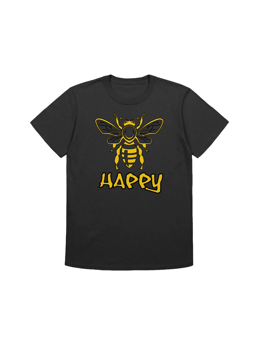 Happy Bee-Stylized Bee with Positive Message T-Shirt product image (1)