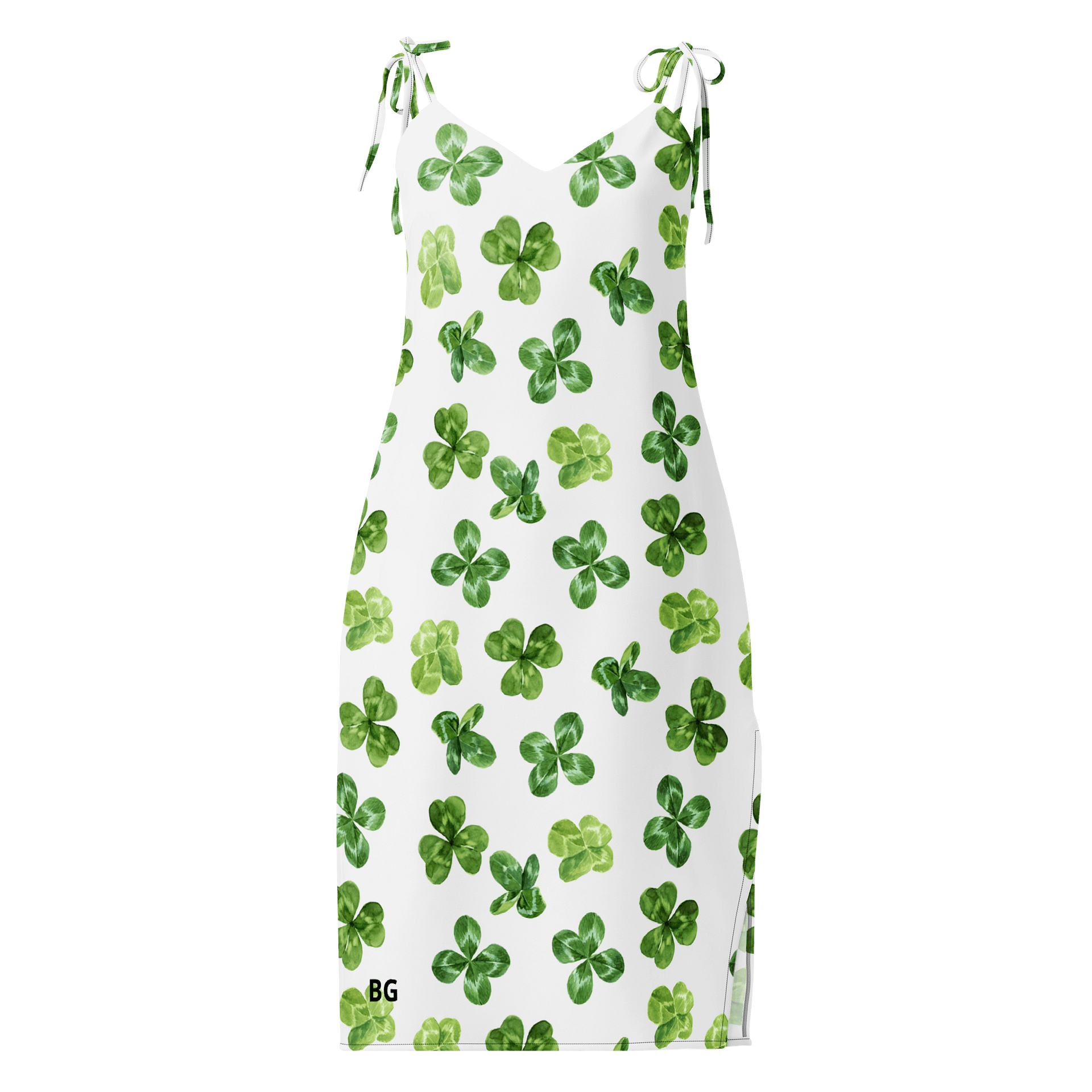 Barry Grady 'Lucky Clover' Chiffon Slip Dress product image (1)