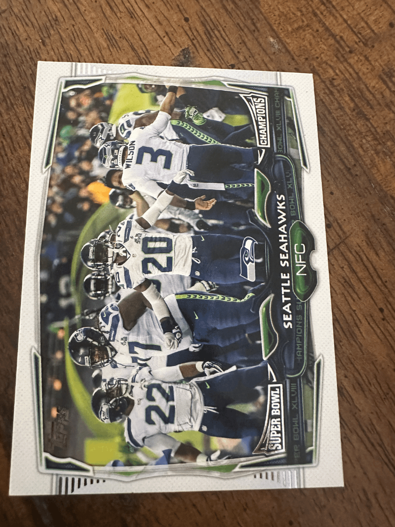2014 Topps Seattle Seahawks (Super Bowl Winners) product image (1)