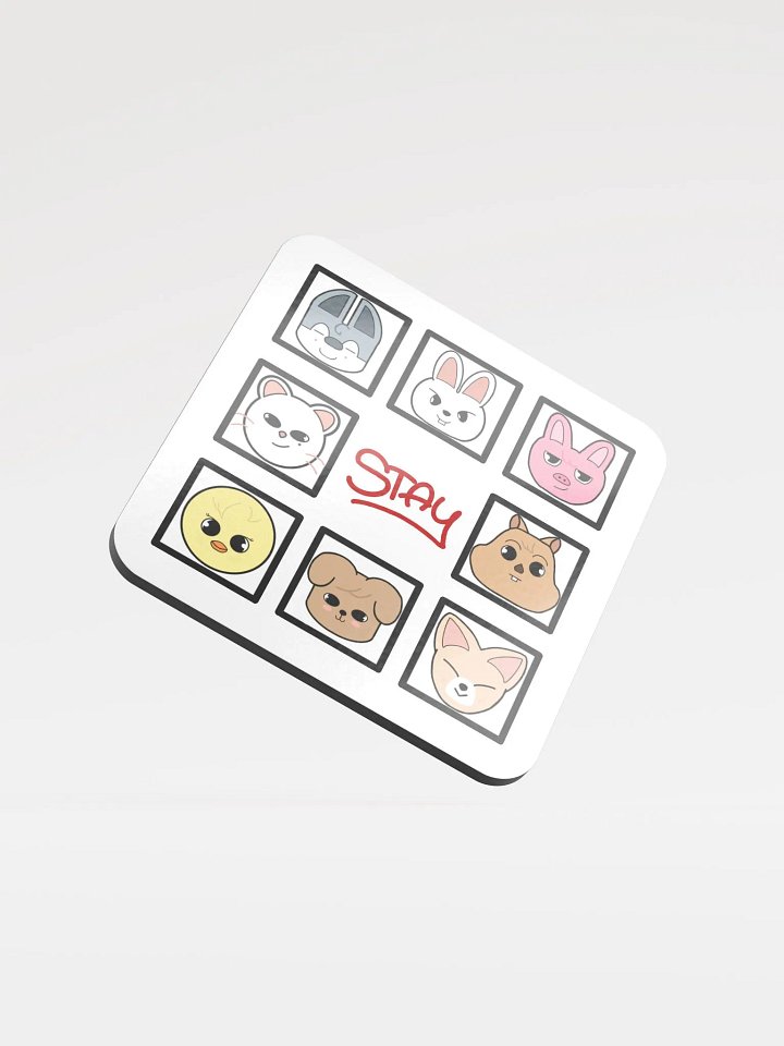 OT8 and stay logo coaster product image (1)