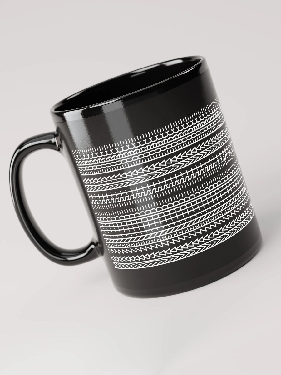 Mug Noir Codé Zen Blanc - Ma Zénitude est ma Force - Cadeau élégant product image (3)