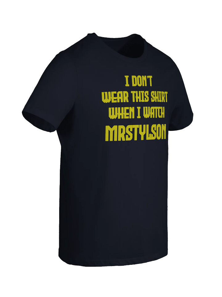 I Don't Wear This Women's T-Shirt (Yellow Text) product image (10)