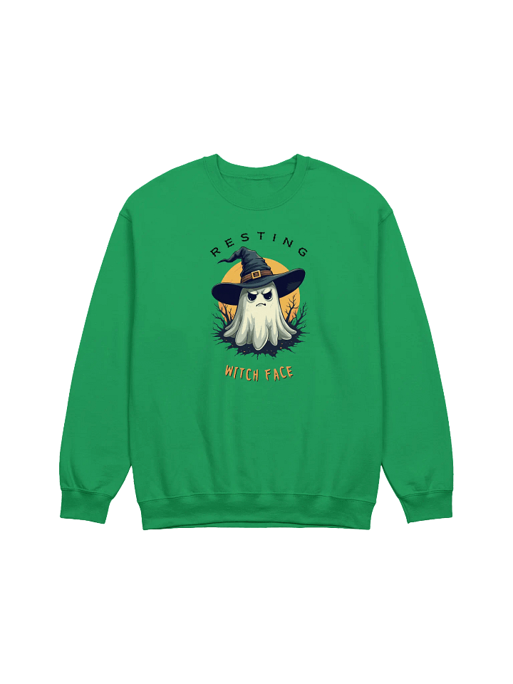 Resting Witch Face Ghost Sweatshirt product image (1)