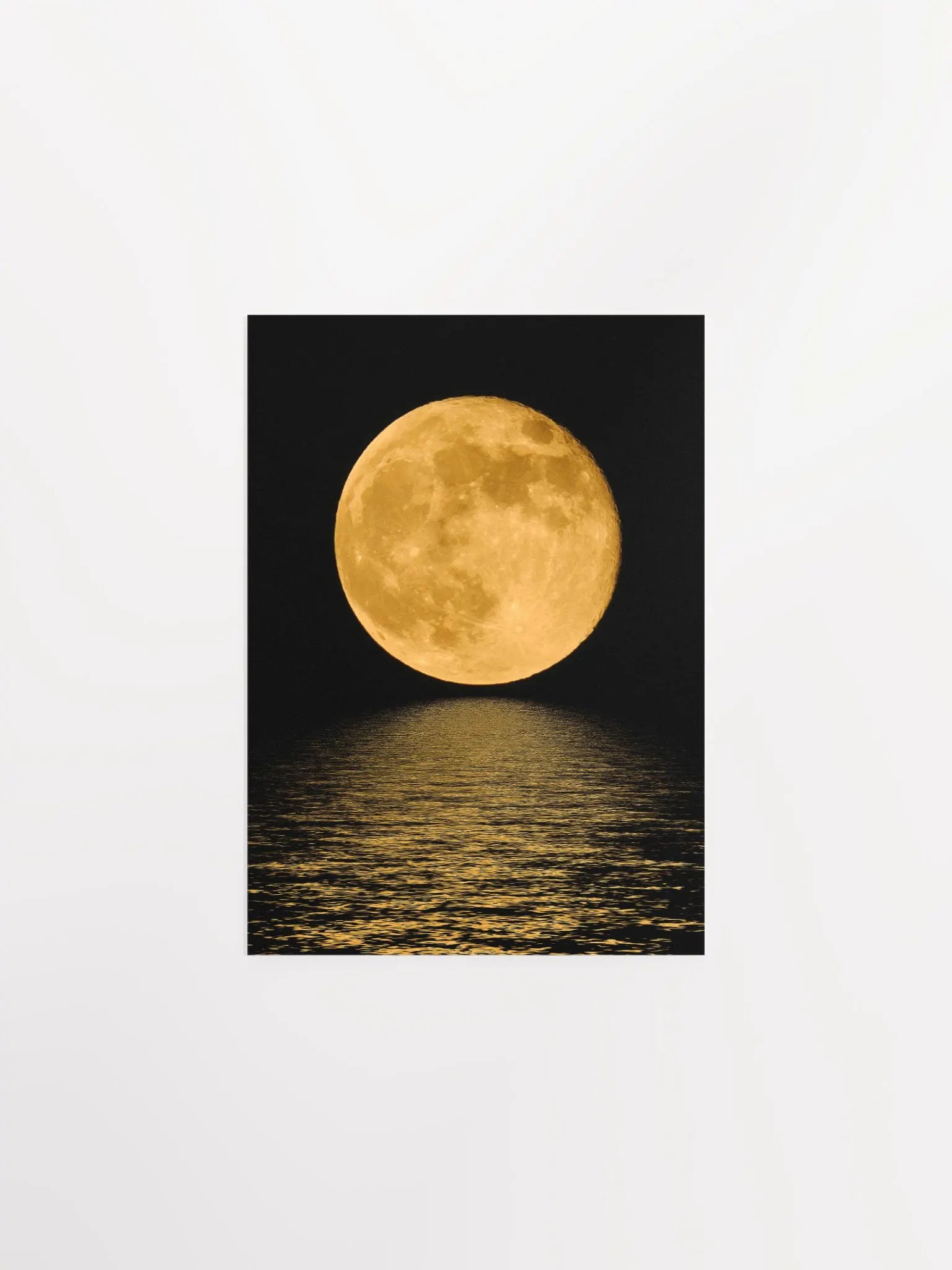 Full Moon (Hi-Res poster) — space poster, Moon poster, space art, Moon photo, photo poster product image (7)