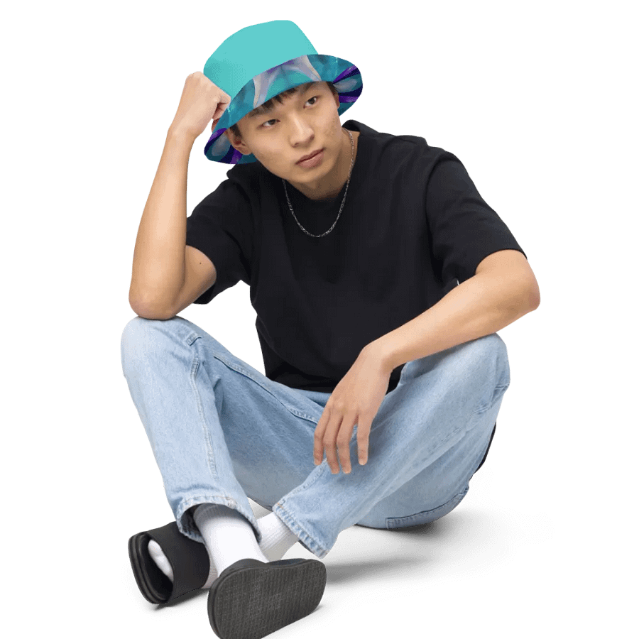 Ethereal Waves Reversible Bucket Hat product image (8)