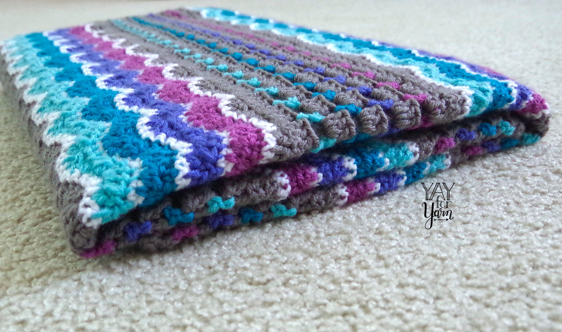 Whispering Waves Afghan - PDF Crochet Pattern product image (3)