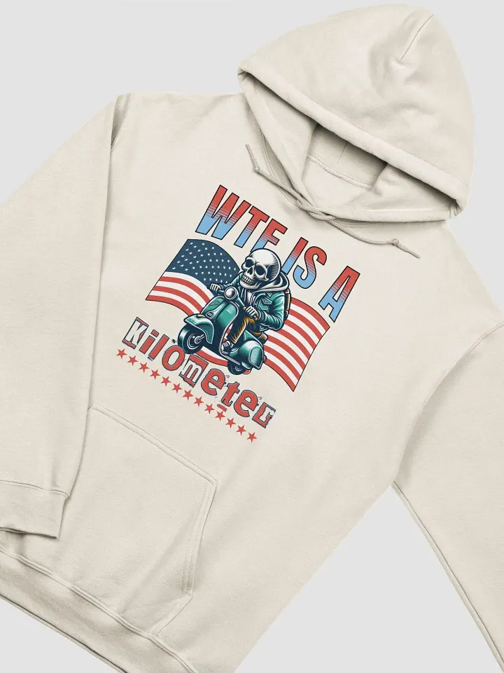 WTF Is A Kilometer? Skeleton Scooter Hoodie product image (16)