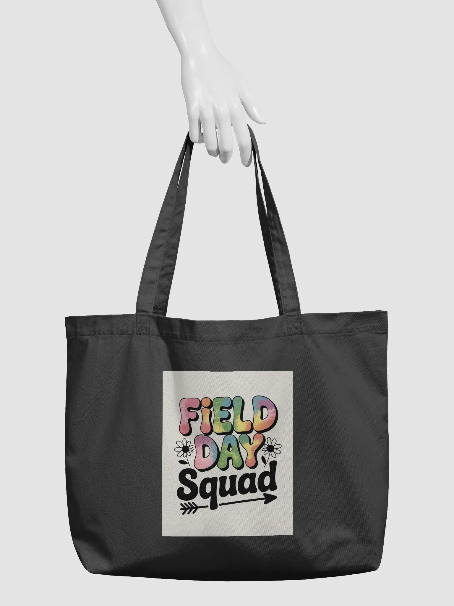 Field Day Squad Oversized Tote – Light Tan Edition product image (5)