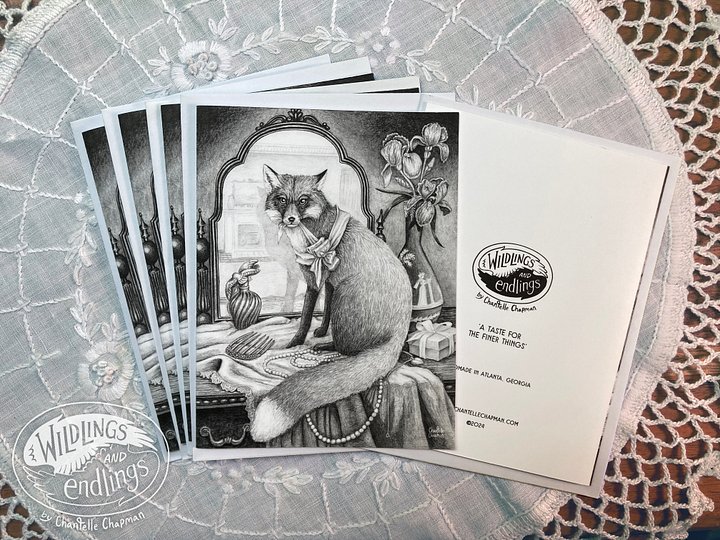 A Taste for the Finer Things - Set of 5 A2 Notecards with Envelopes product image (1)