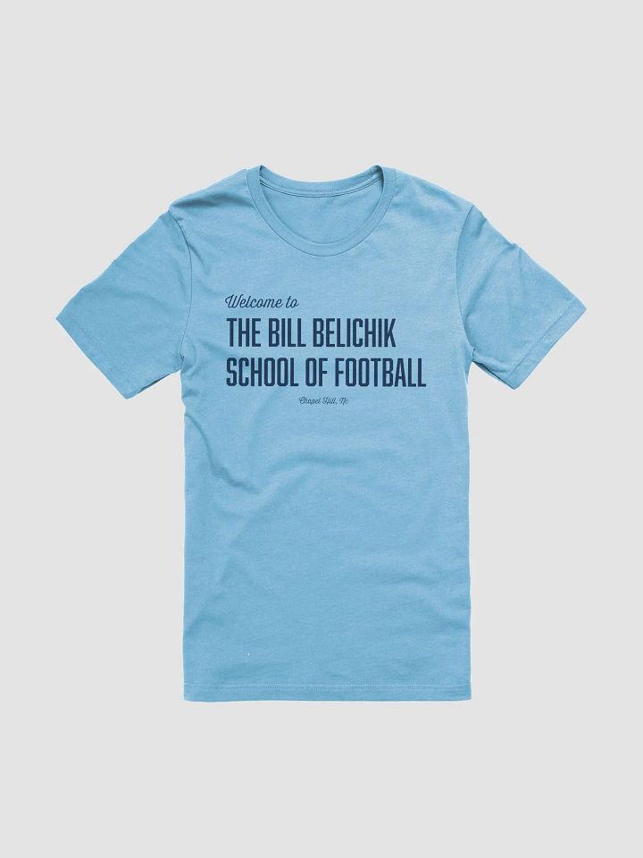 Welcome to the Bill Belichik School of Football T-Shirt (Blue) product image (1)