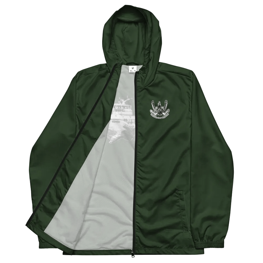 Green Twin Anchor Titan tug Windbreaker product image (5)