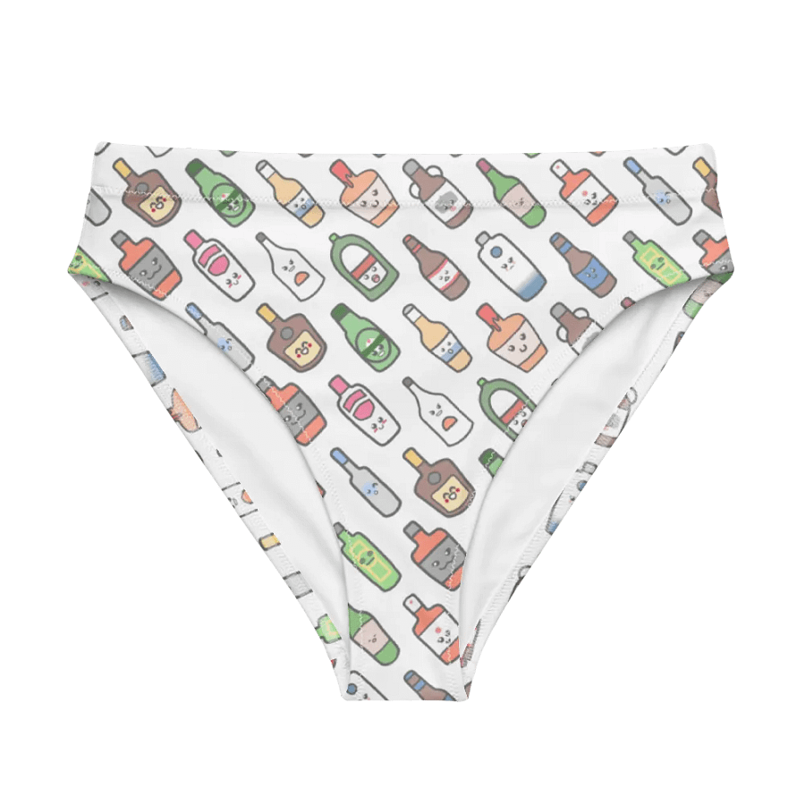 Kawaii Bottles High Waist Bikini Bottom product image (1)