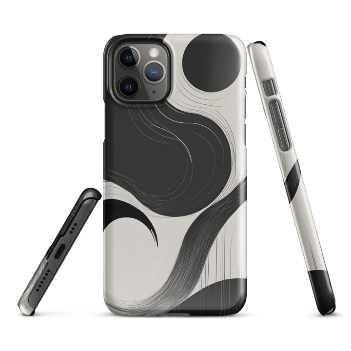 Snap Case for iPhone – Lunar Abstraction product image (3)