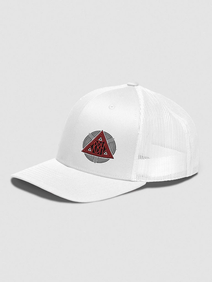 Retro Geometric Red Trucker Hat product image (2)