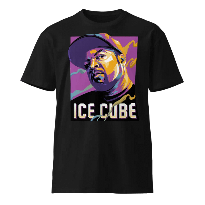Vibrant ICE CUBE Cap Illustration Unisex T-Shirt product image (1)