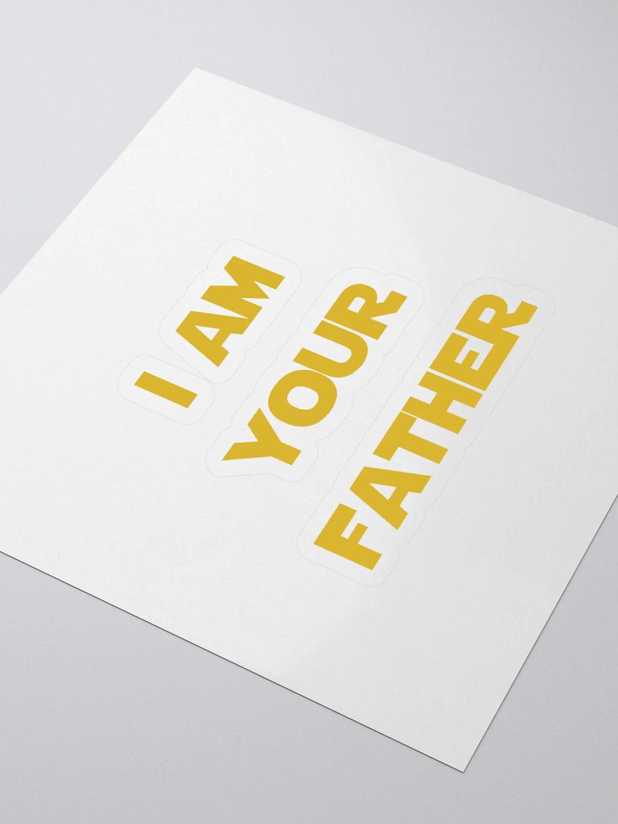 I AM YOUR FATHER Kiss Cut Stickers product image (3)