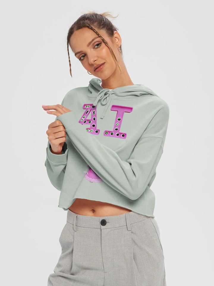 Birth of AI and Robotics (women’s lightweight cropped hoodie) product image (1)