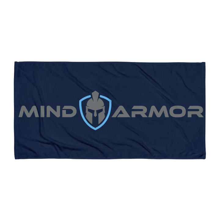 Mind Armor - Towel - Blue Logo product image (2)