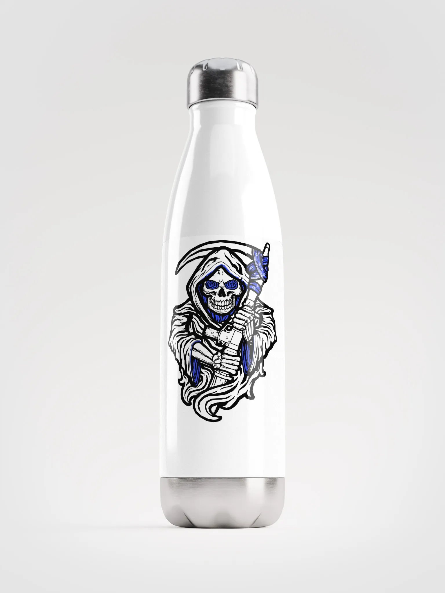 Reaper Stainless Steel Waterbottle (White) product image (1)