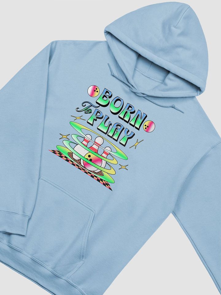 Born To Play Bowling Bulb Neon Night Hoodie product image (6)
