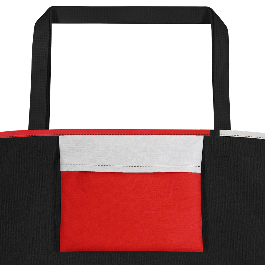 Mondrian Style All-Over Print Tote Bag with Pocket product image (2)