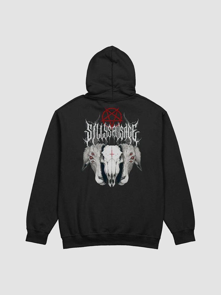 Sillysau5age Deathmetal Hoodie (White) product image (2)