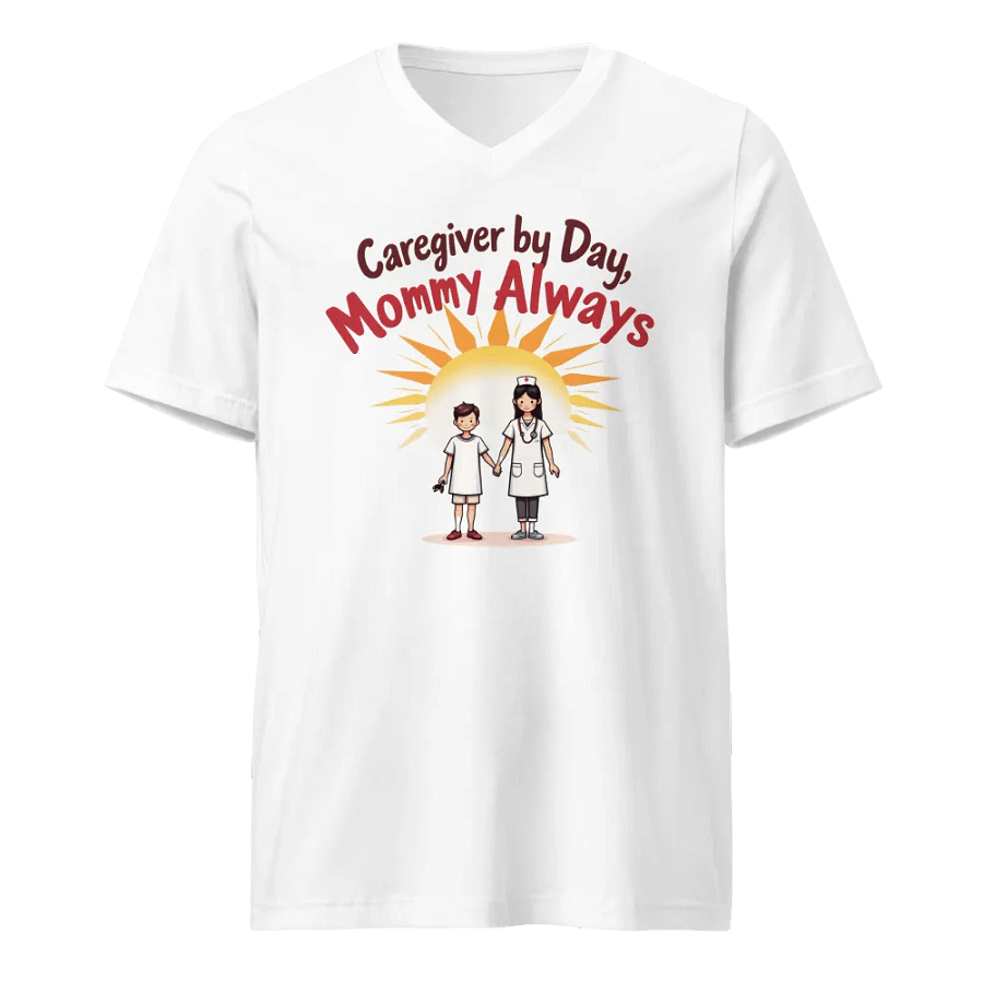 Sunrise Nurse Mom V-Neck Tee product image (1)