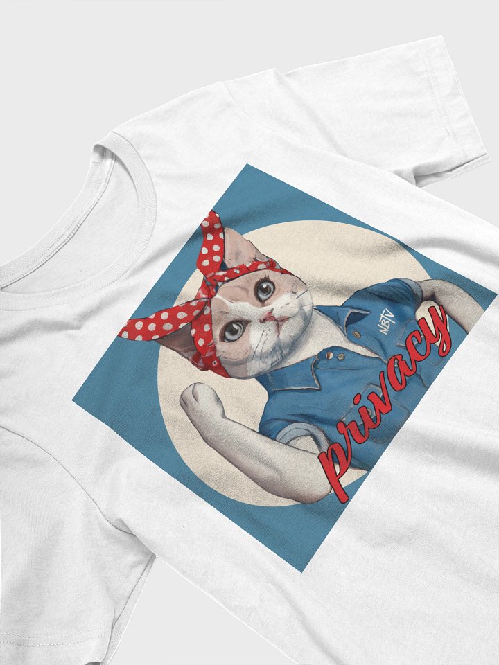 Posie the Privacy Cat T-Shirt product image (2)