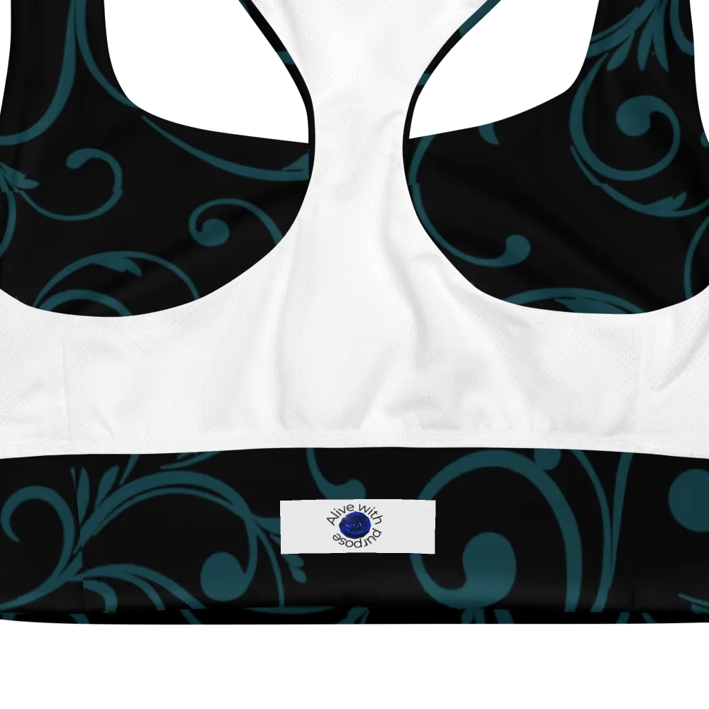 DarkTeal Twirl Bra Top product image (12)