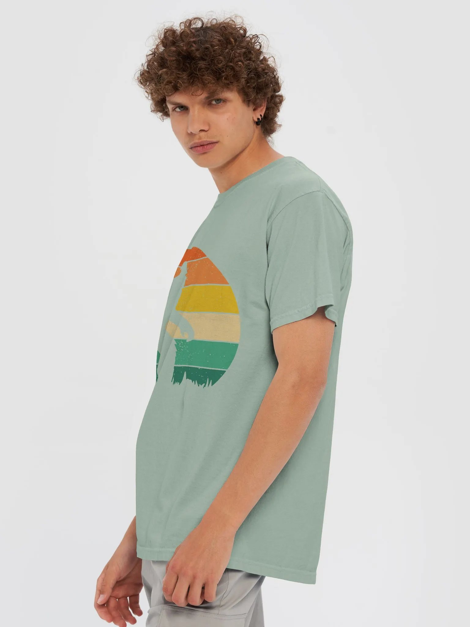 Sunset Bigfoot - Heavy Tee product image (6)