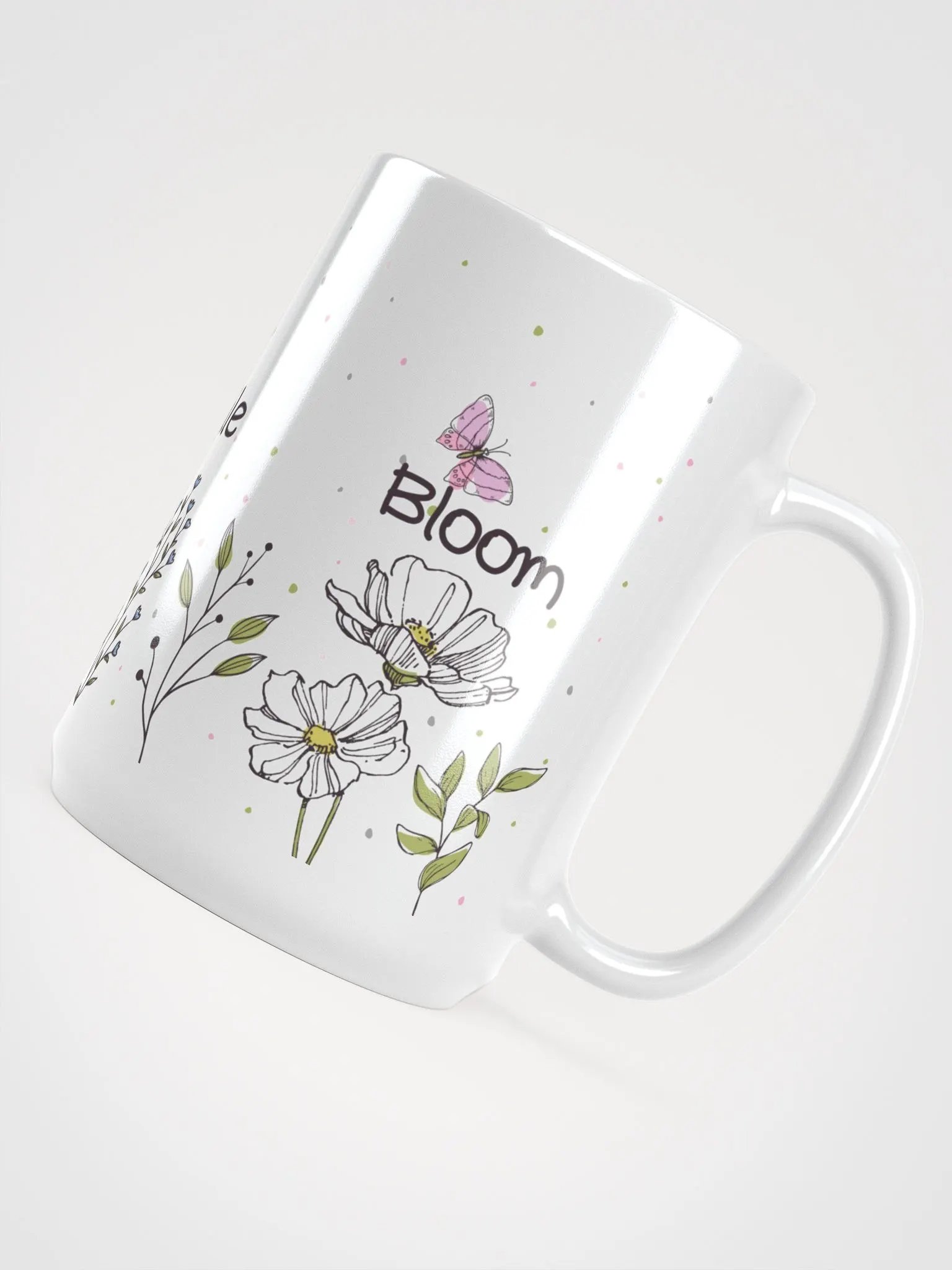 Whimsical Sip, Smile, & Bloom Mug 🌸 product image (4)