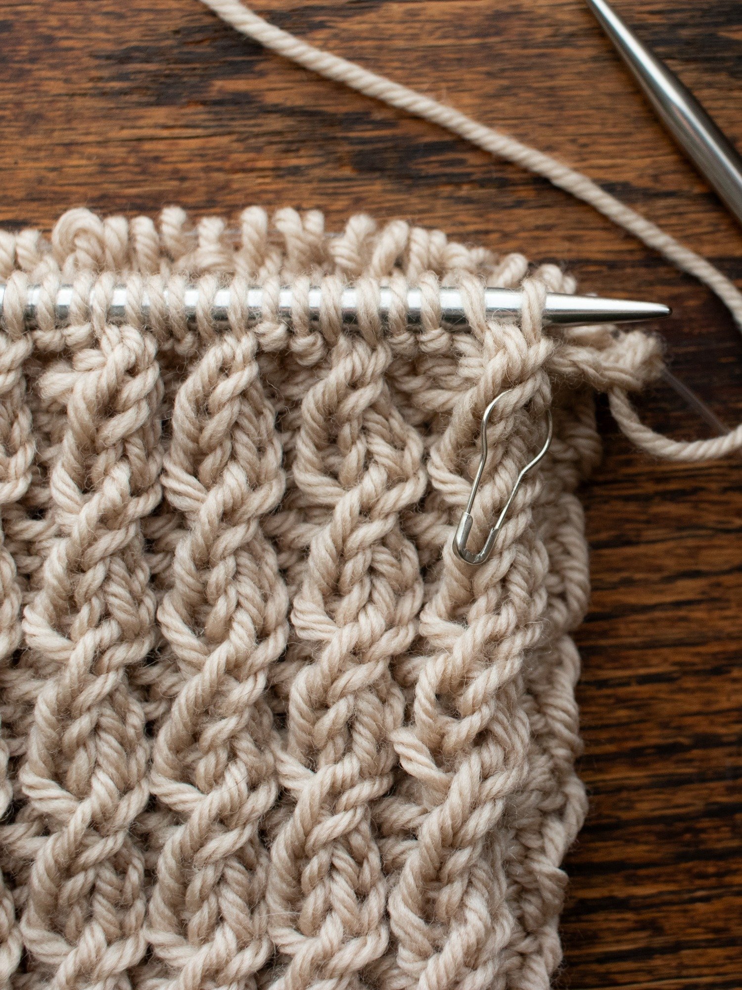 Faux Cable Knit Tank Top - Summer Solstice product image (3)