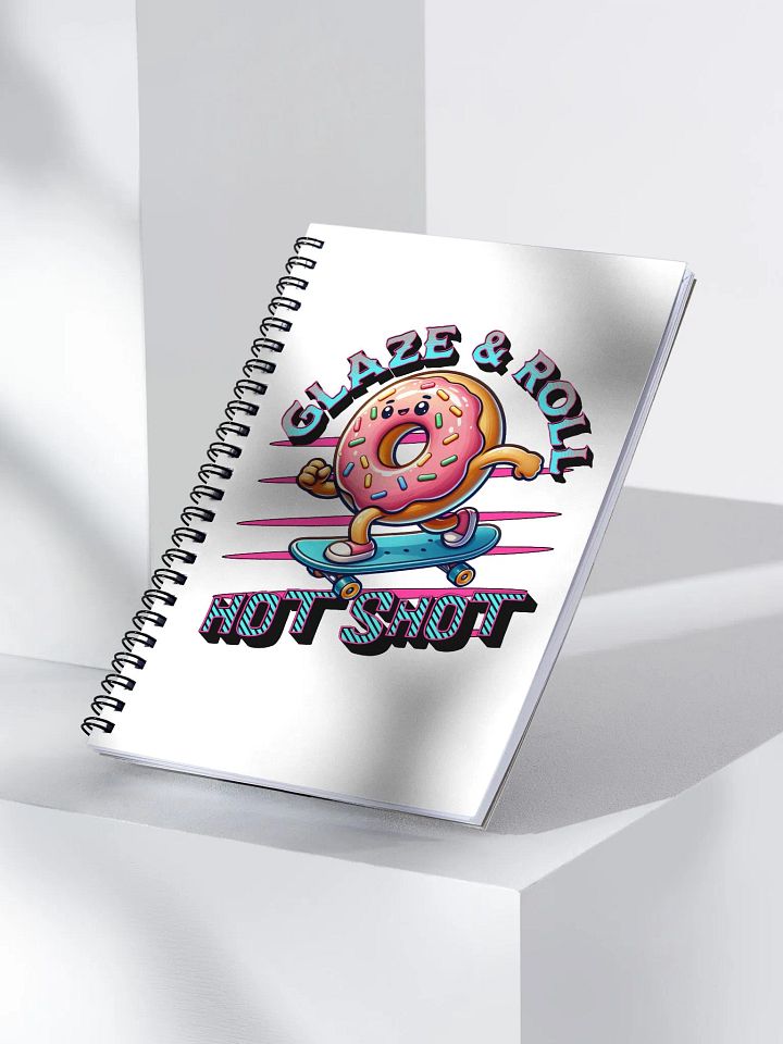 Glaze And Roll Hot Shot Skateboarding Notebook product image (2)