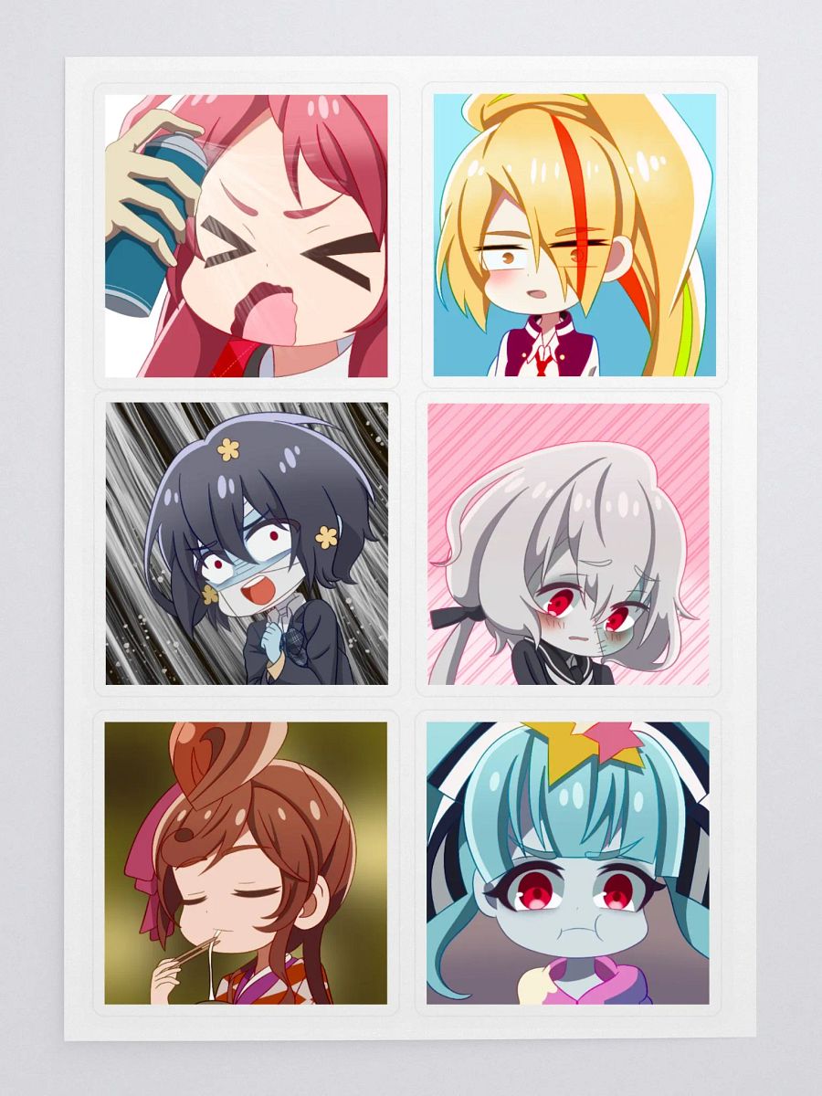 Zombieland saga Anime Chibi Sticker Sheet product image (3)