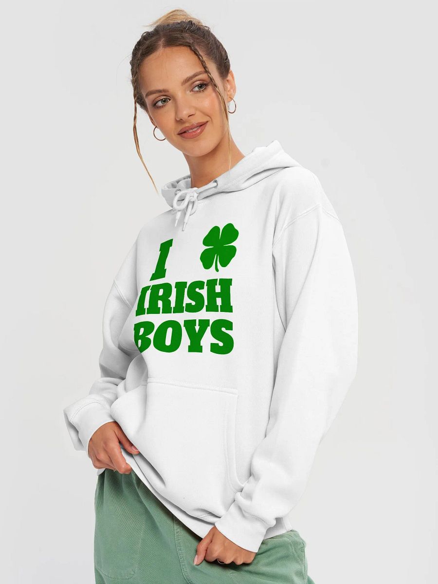 I Love Irish Boys Hoodie – St. Patrick’s Day Premium Pullover Hoodie product image (6)
