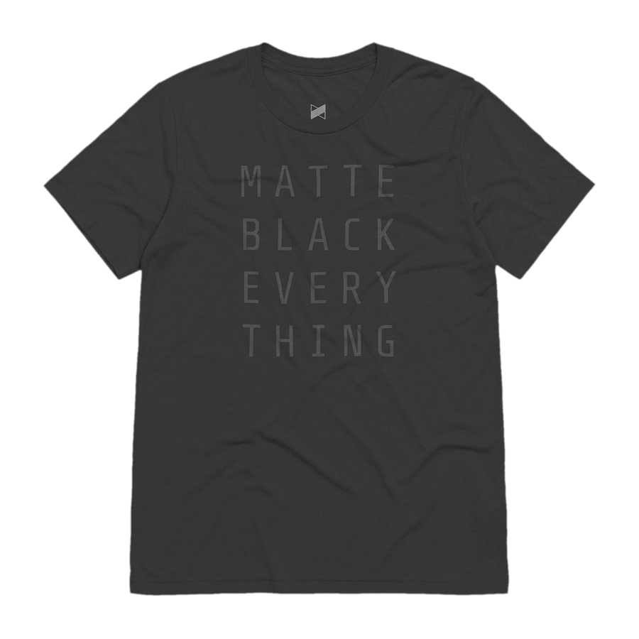 Matte Black Everything T-Shirt | MKBHD