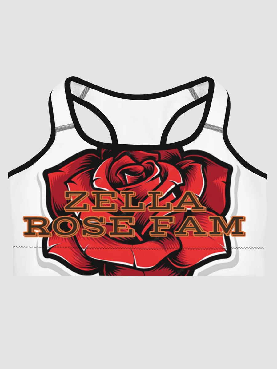 [ Zellarose22 ] All Over Print Sports Bra ( Rose ) product image (1)