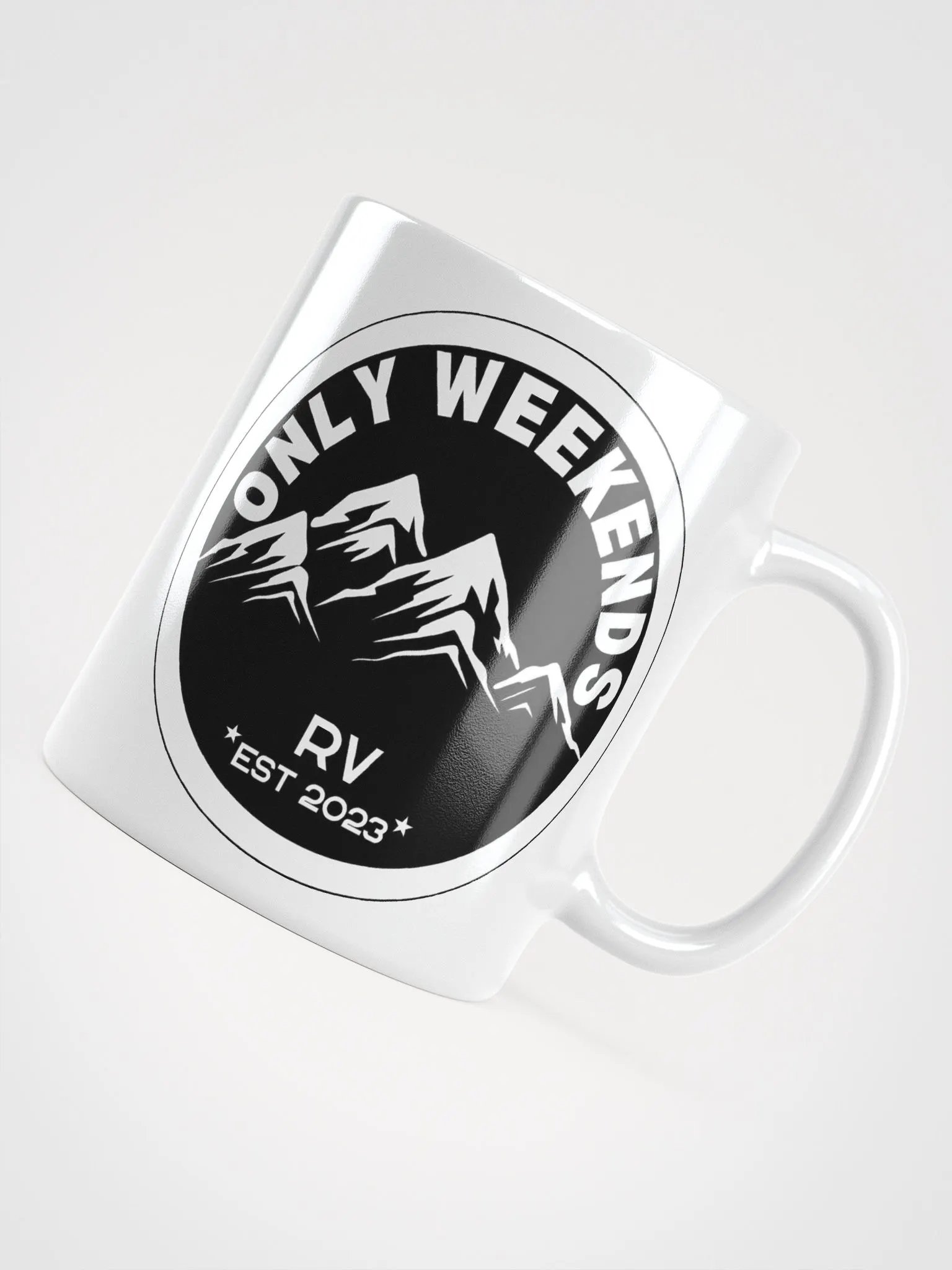 Only Weekends RV Mountain Range Adventure Mug product image (2)