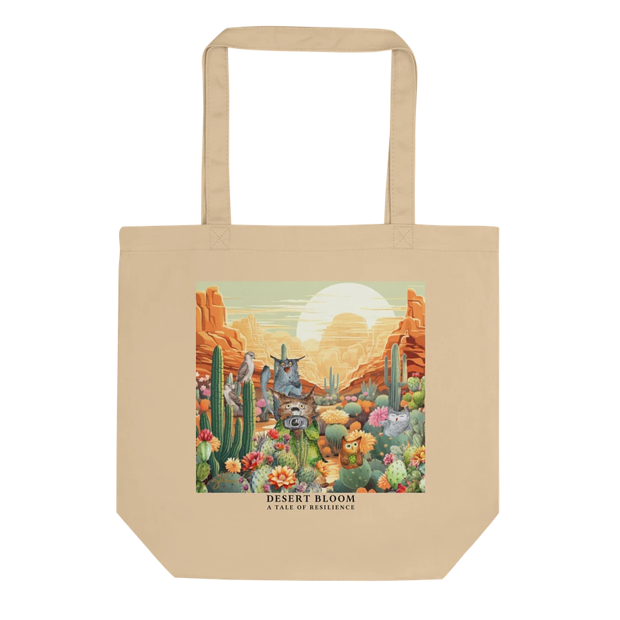 Desert Bloom: A Tale of Resilience Eco Tote Bag (Small) product image (1)