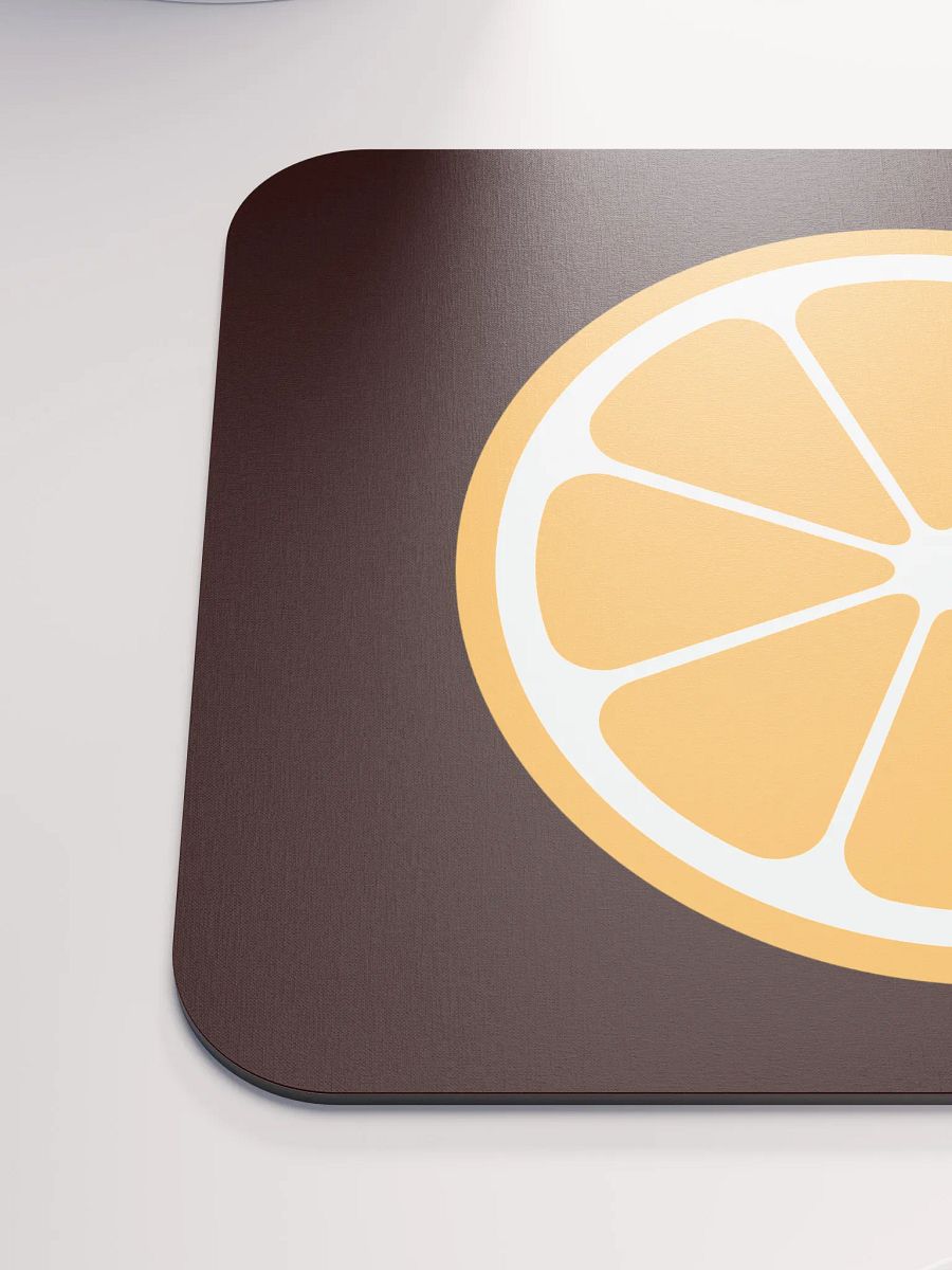 MIKAN Mouse Pad (Orange × Black) product image (6)