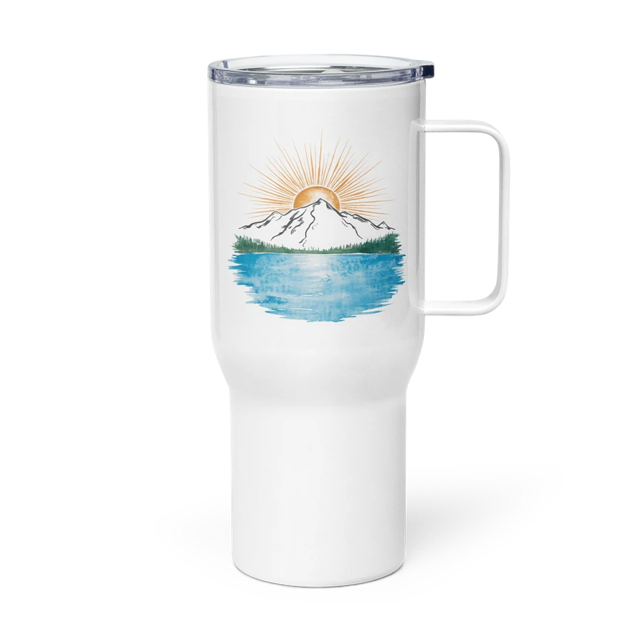 Mountain Sunrise - Travel Mug with Handle product image (6)