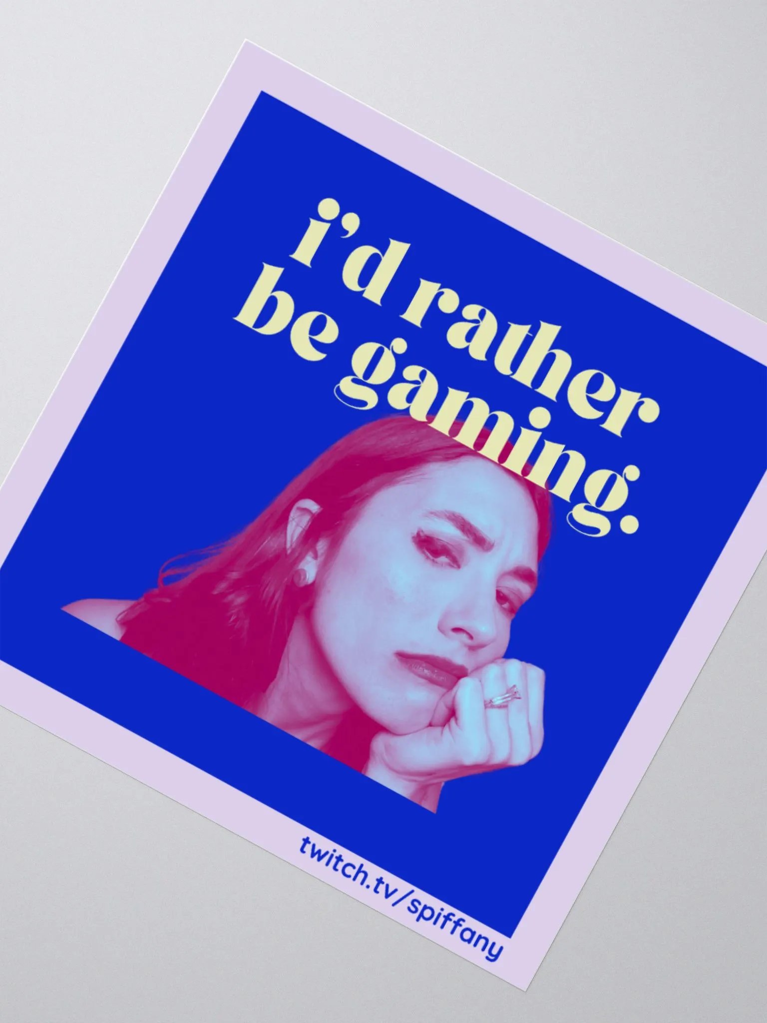 POP art Rather Be Gaming Sticker product image (2)