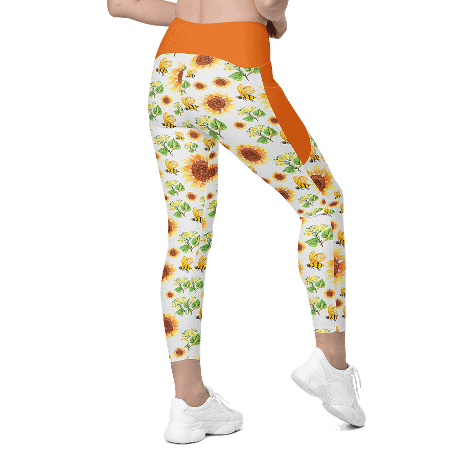 Sun-Ready Sunflower Leggings with Pockets product image (9)
